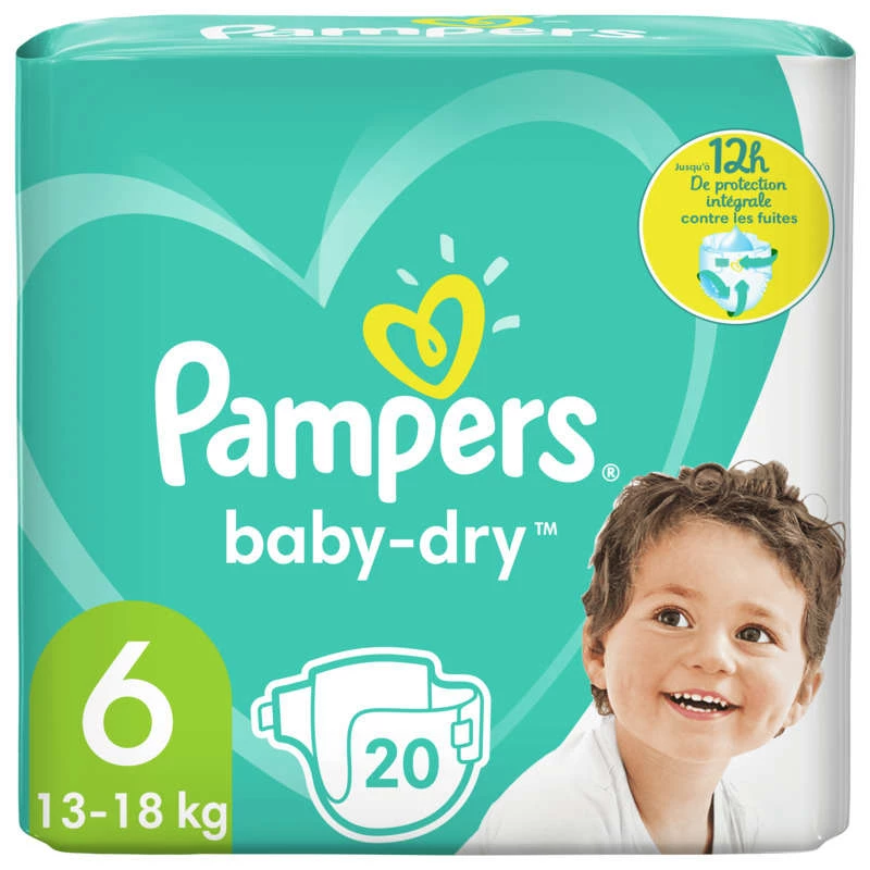 Pampers Baby Dry Paquet T6 X20