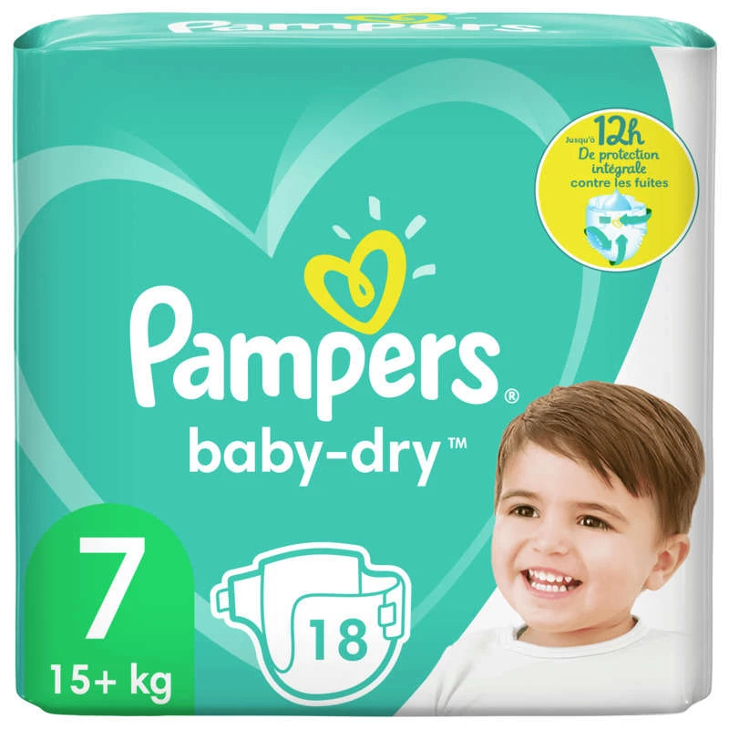 Pampers Baby Dry Paquet T7 X18