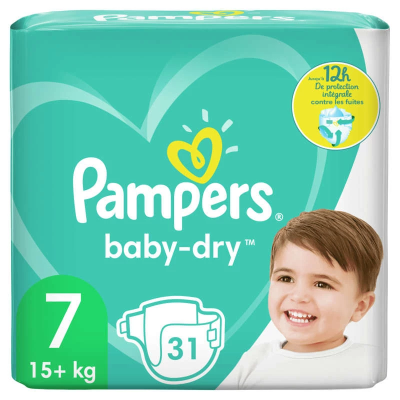 Pampers Baby Dry Geant T7 X31