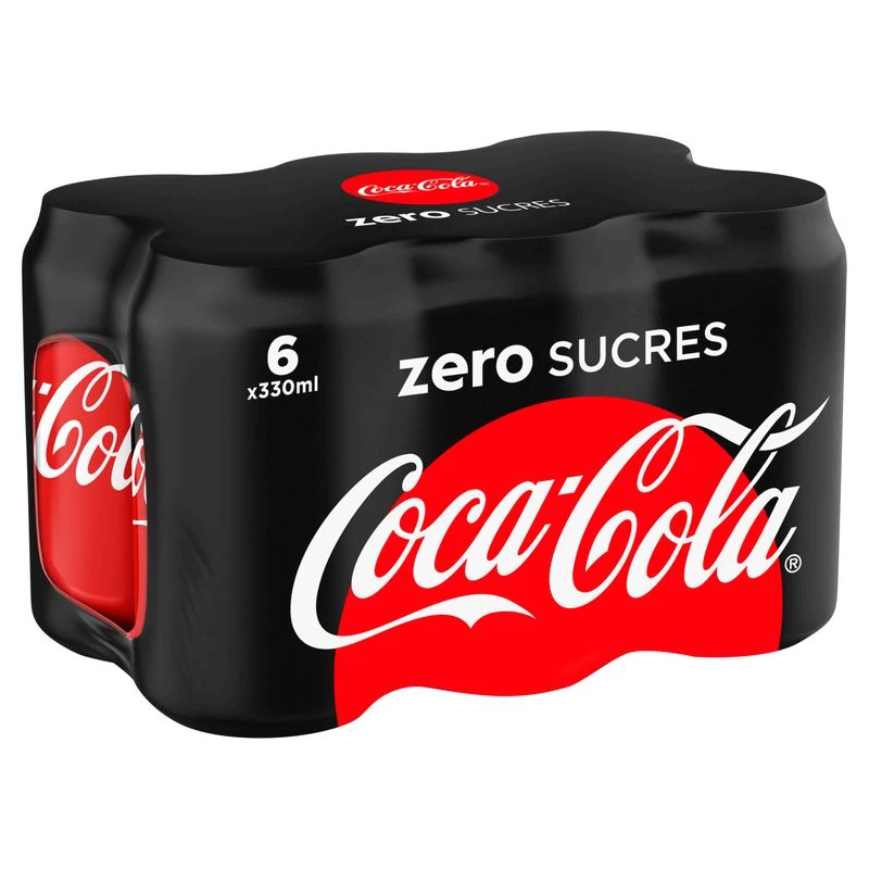 Soda zéro sucres 6x33cl - COCA-COLA Zéro