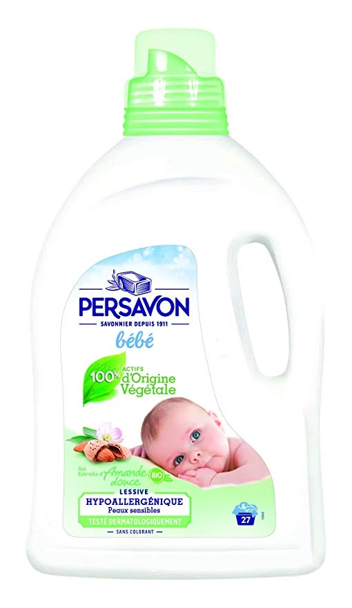 Lessive bébé au lait d'amande douce 1,485l - PERSAVON