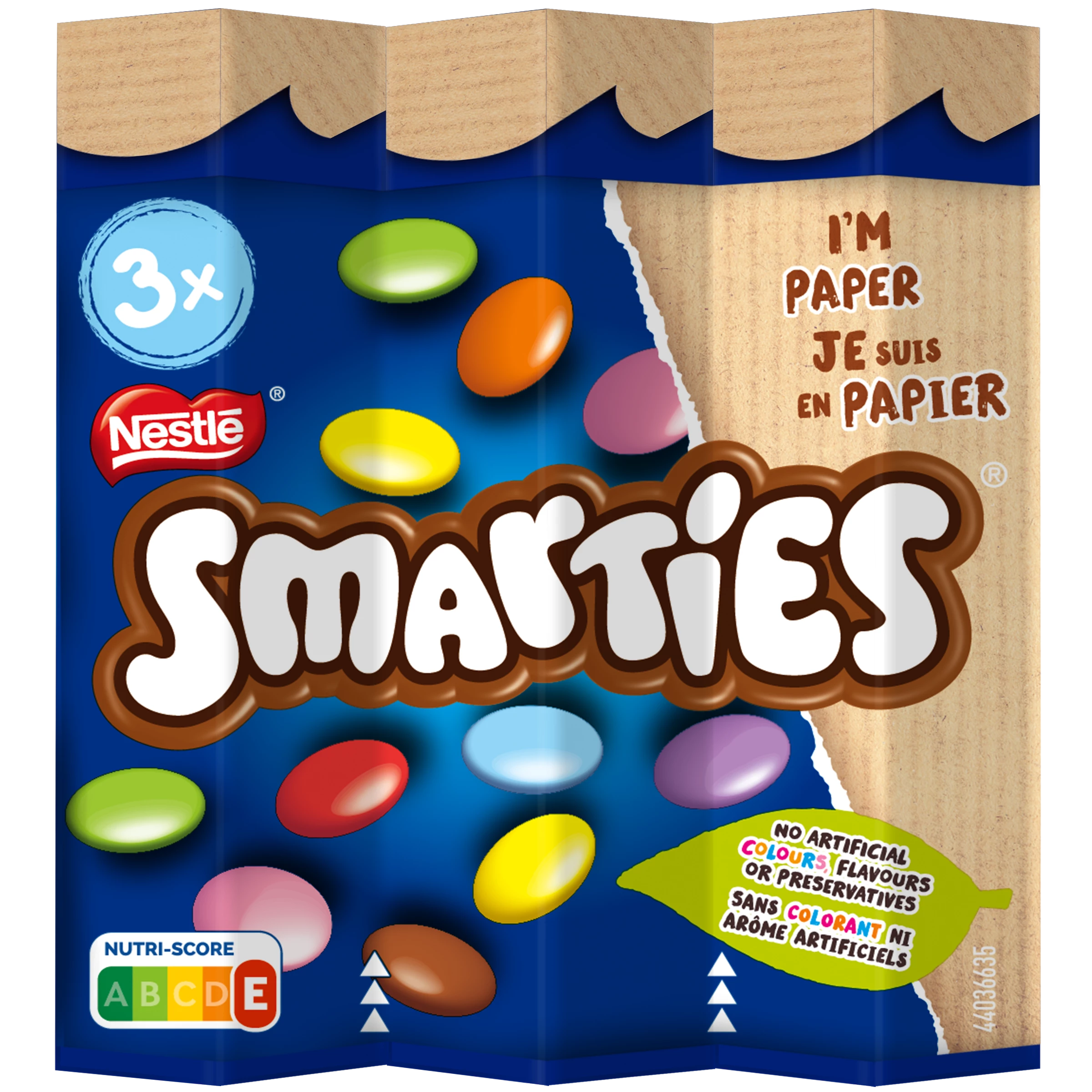 Milk Chocolate Candies 3x34g - SMARTIES