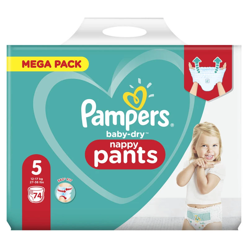Pampers Bb Dry Pants T5x74 Meg