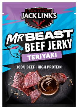 25g Cr Beef Jerky Teriyaki J L