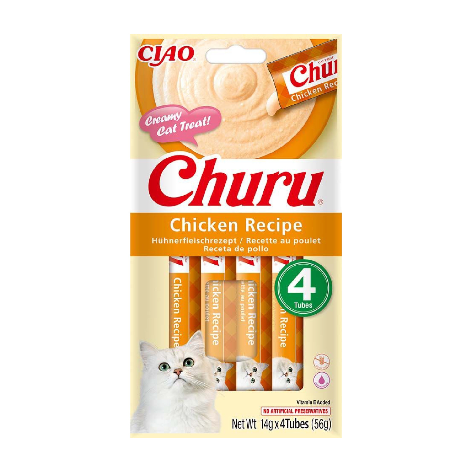 56g Churu X4 Poulet