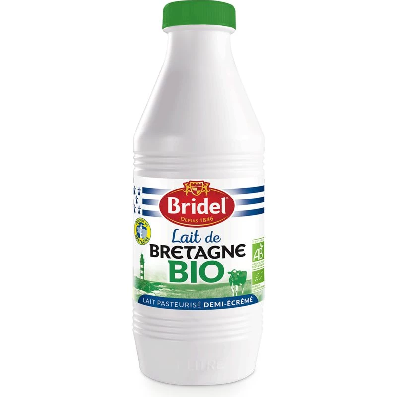 Lait de Bretagne Bio  1l - BRIDEL