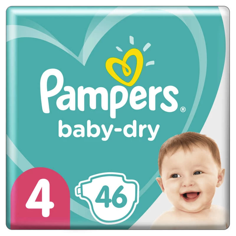 Pampers Baby Dry Geant T4 X46