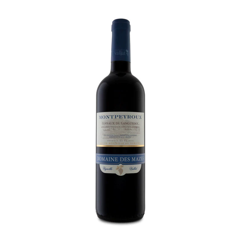 Vin Rouge Coteaux du Languedoc Montpeyroux, 12,5°, 75cl - DOMAINE DES MAZES