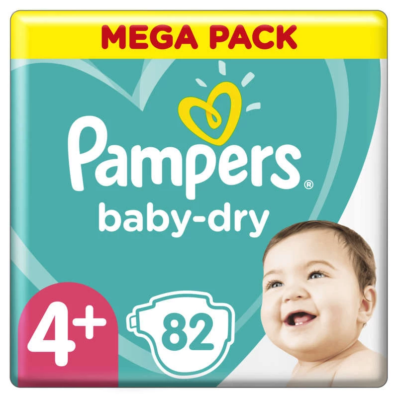 Pampers Baby Dry Mega T4+ X82