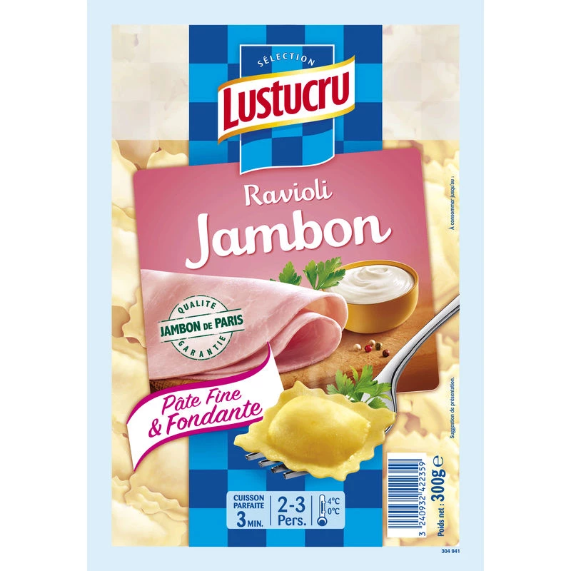 Ravioli Jambon Lustucru 300g