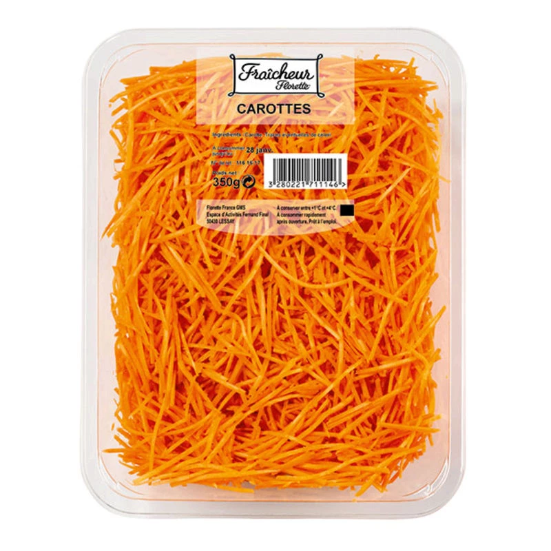 कसा हुआ गाजर 350 ग्राम