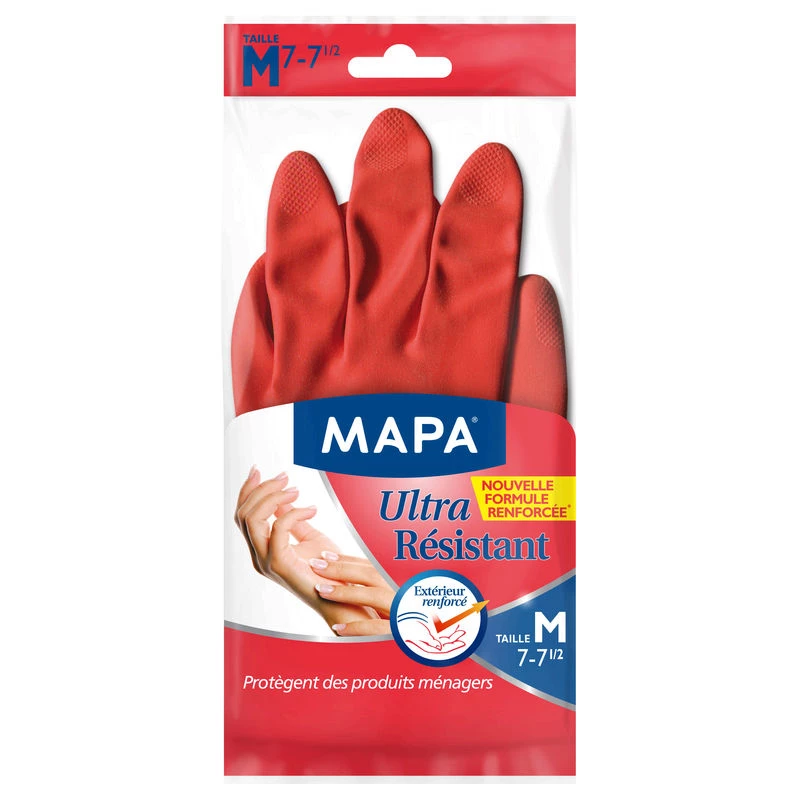 Ultrabestendige handschoenen maat M x2 - MAPA