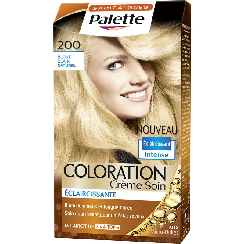 Coloration blond clair naturel 200 115 ml SAINT ALGUE-PALETTE - SCHWARZKOPF