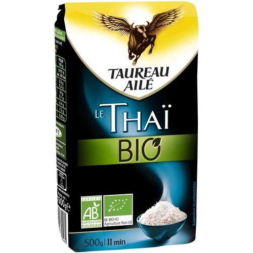 Riz Le Thai Bio 500g - TAUREAU AILE