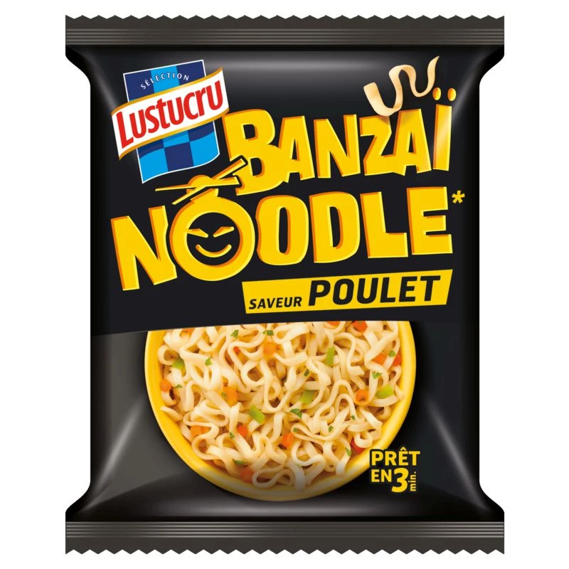 Banzai noodle poulet 83g - LUSTUCRU