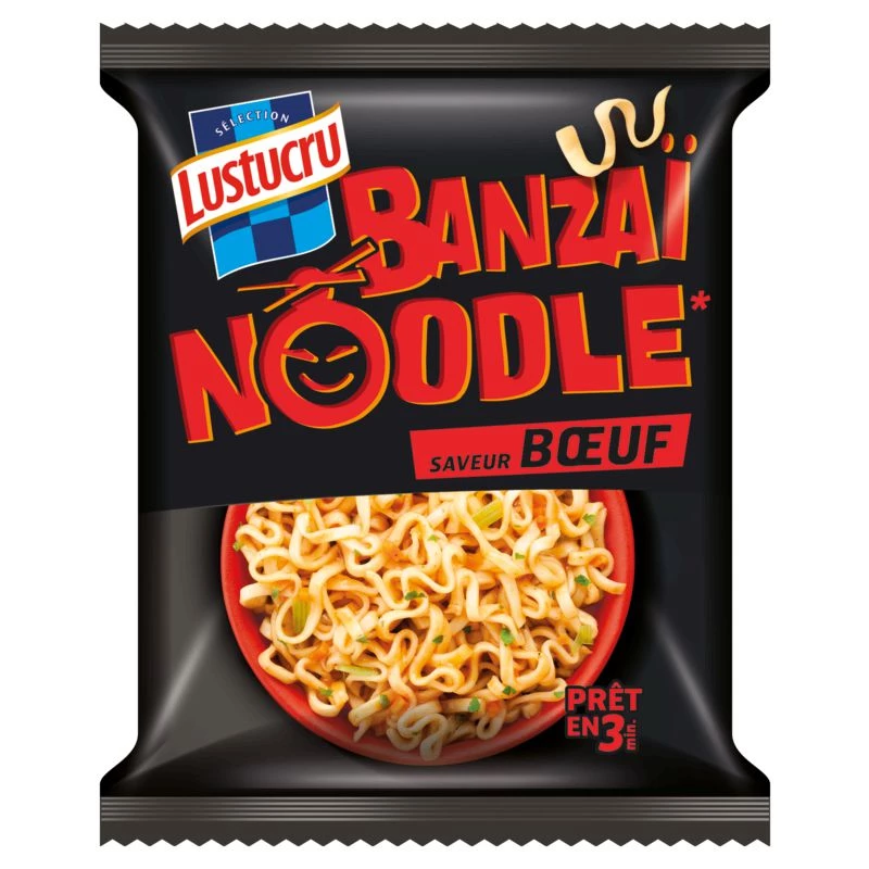 Banzai noodle boeuf 83g - LUSTUCRU