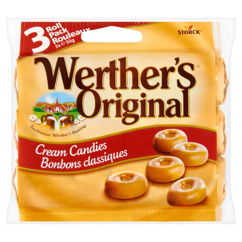 Caramel Werther's Pack3 - 150g