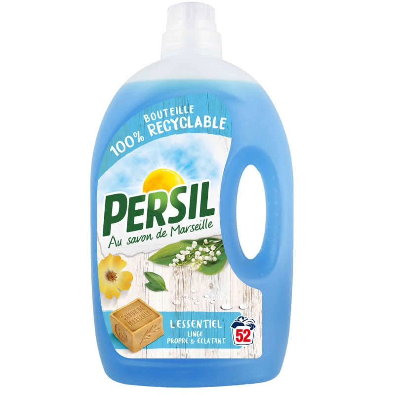 Lessive liquide savon Marseille 2,6l - PERSIL