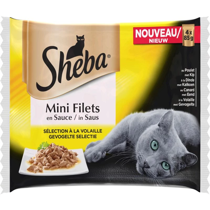 Sheba Scht 4x85g Select Volail