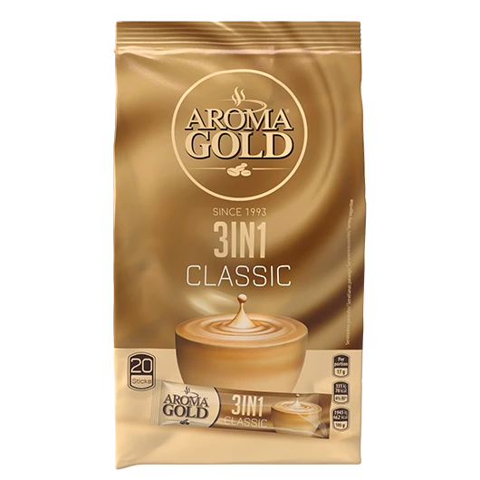 Classic Instant Coffee 3in1 X20 - Aroma Gold