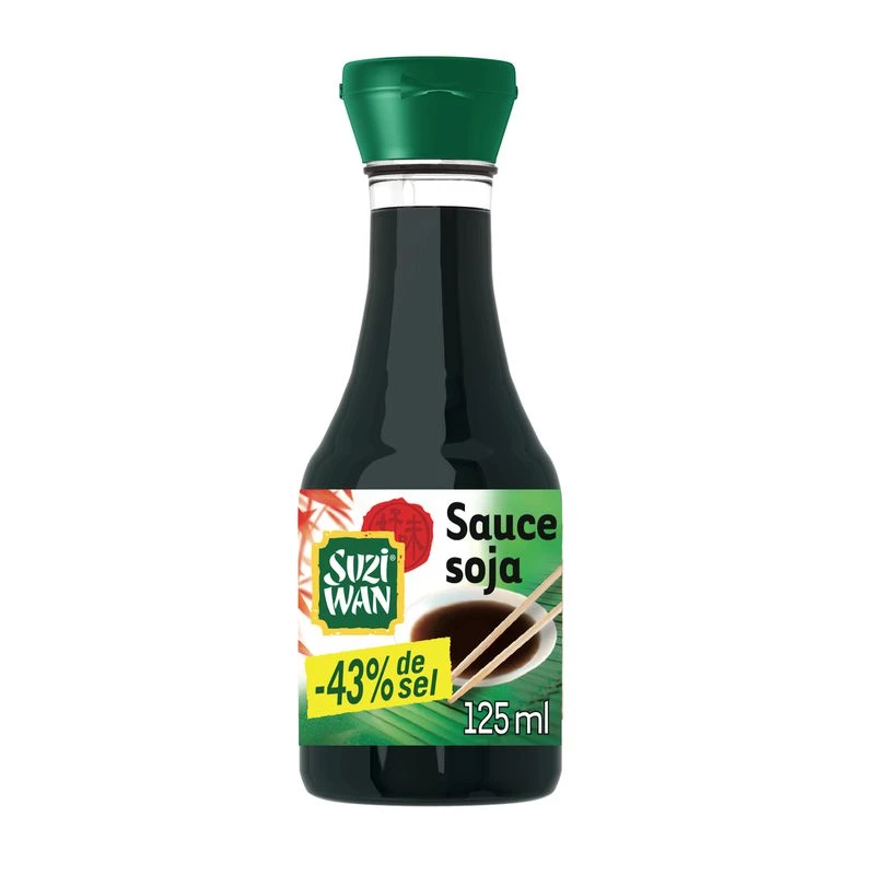 Sauce soja sel réduit 125ml - SUZIWAN