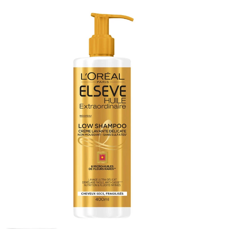 Crème lavant shampoo basso Elseve 400ml - L'OREAL