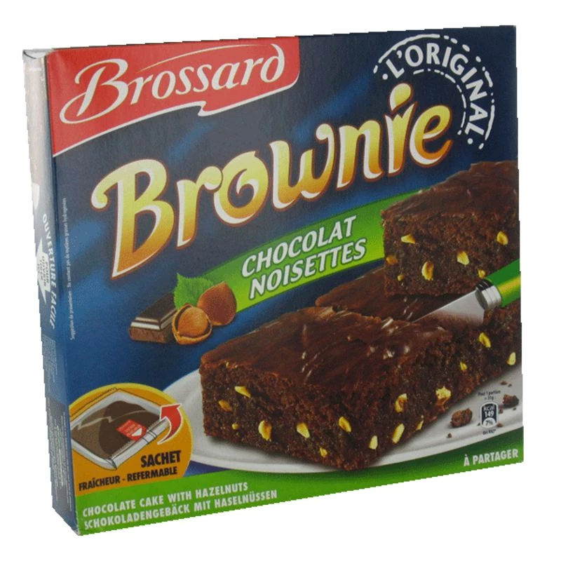 Brownie Chocolats Noisettes 285g - Brossard