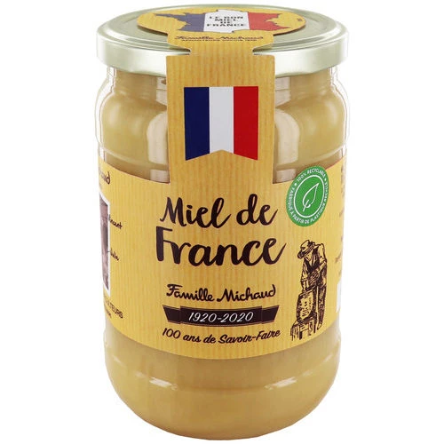奶油法国蜂蜜罐装 1kg - FAMILLE MICHAUD