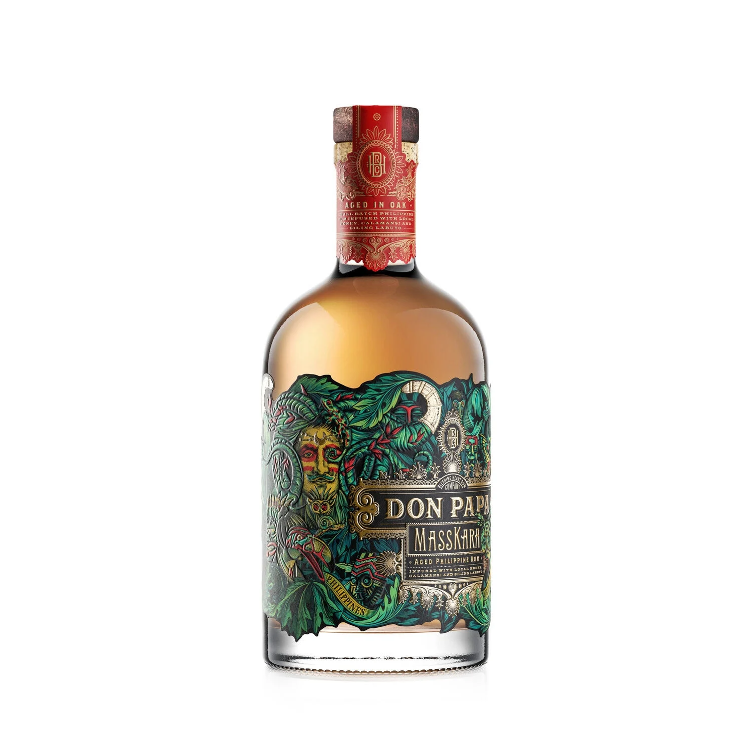 Amber Rum of the Philippines Masskara 40 ° 70CL - DON PAPA