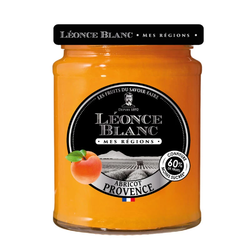 Confiture abricot de Provence 320g - LEONCE BLANC