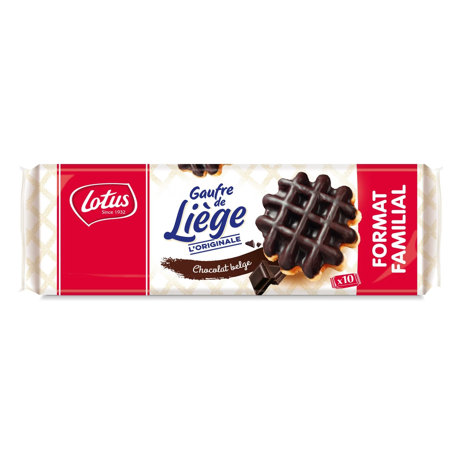 Waffle Liège com Chocolate 518g - LOTUS
