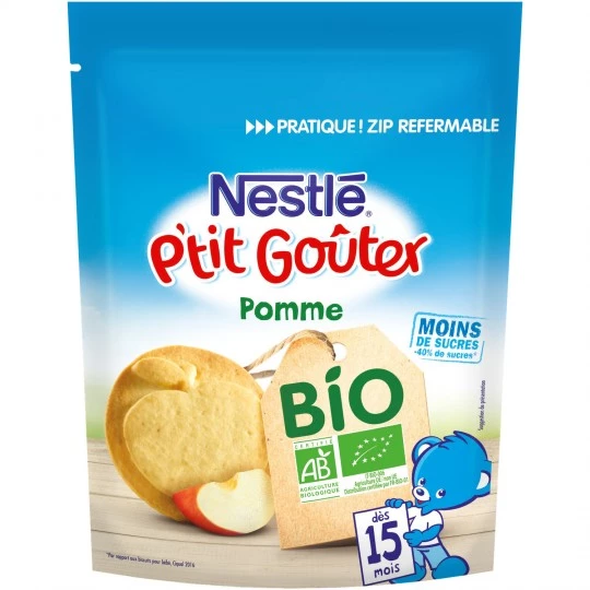 Biscuits bébé pomme BIO dès 15 mois 150g - NESTLE