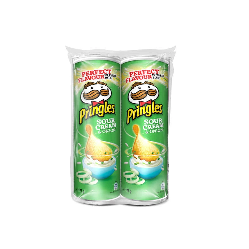 Pring.cream&onion 2x175g