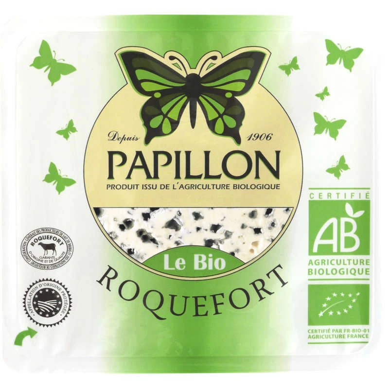 L Papillon Roquefort Bio 100g