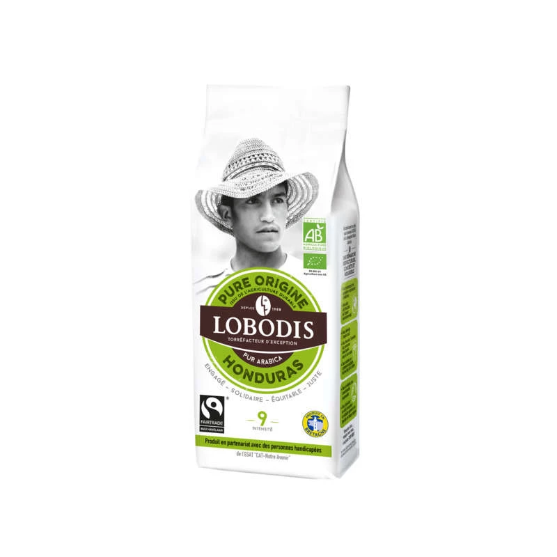 café pure origine Honduras bio 250g - LOBODIS