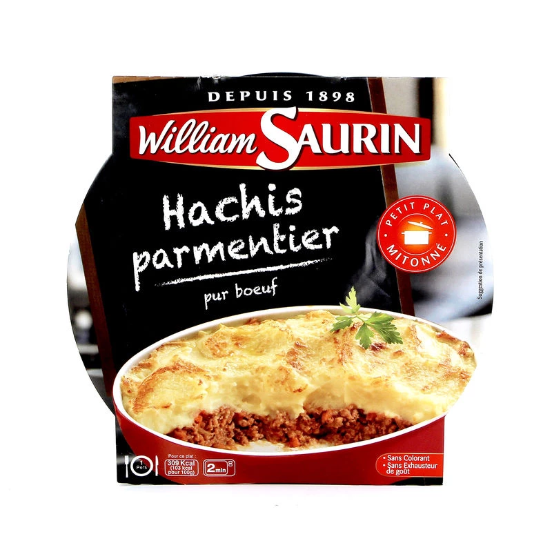 Hirtenpastete aus reinem Rindfleisch 300g - WILLIAM SAURIN
