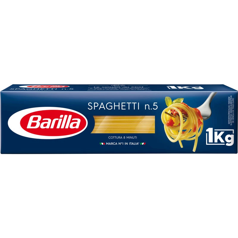 स्पेगेटी पास्ता n°5 1kg - बैरिला