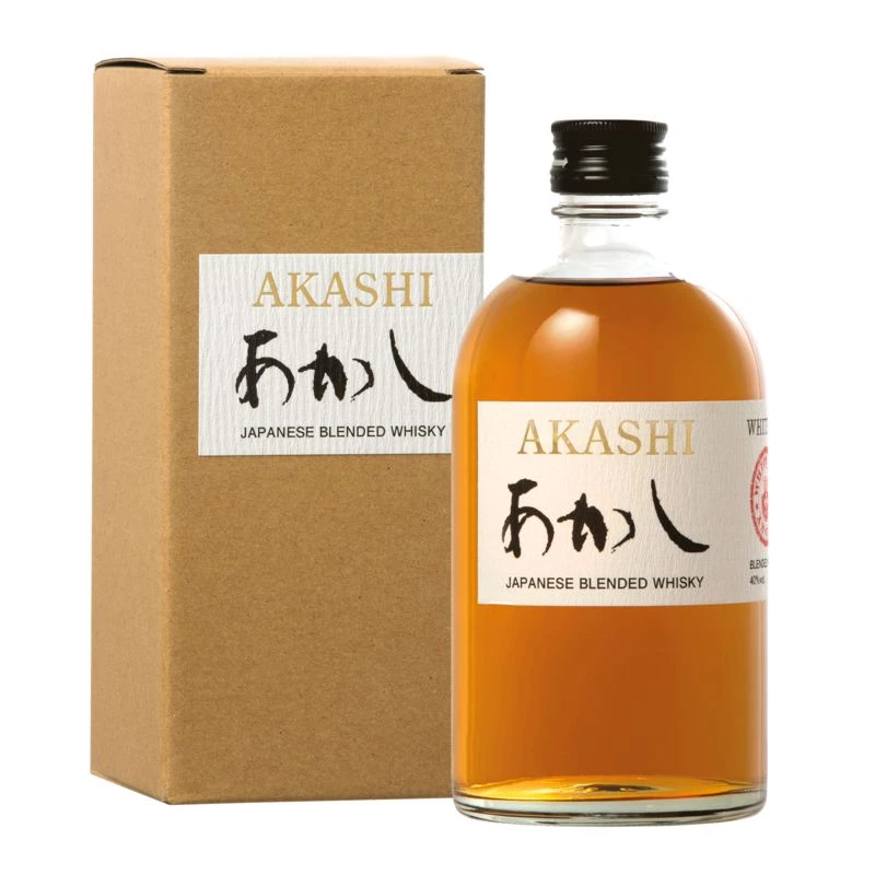Whisky japonais sous étui, 40°, bouteille de 50cl, AKASHI