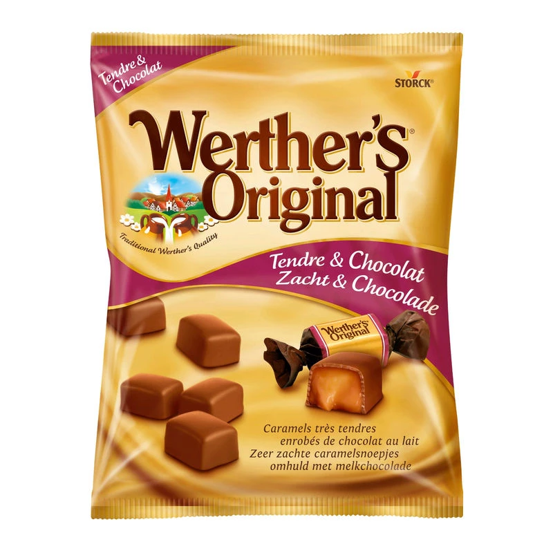 Caramelo suave y chocolate 180g - WERTHER'S ORIGINAL