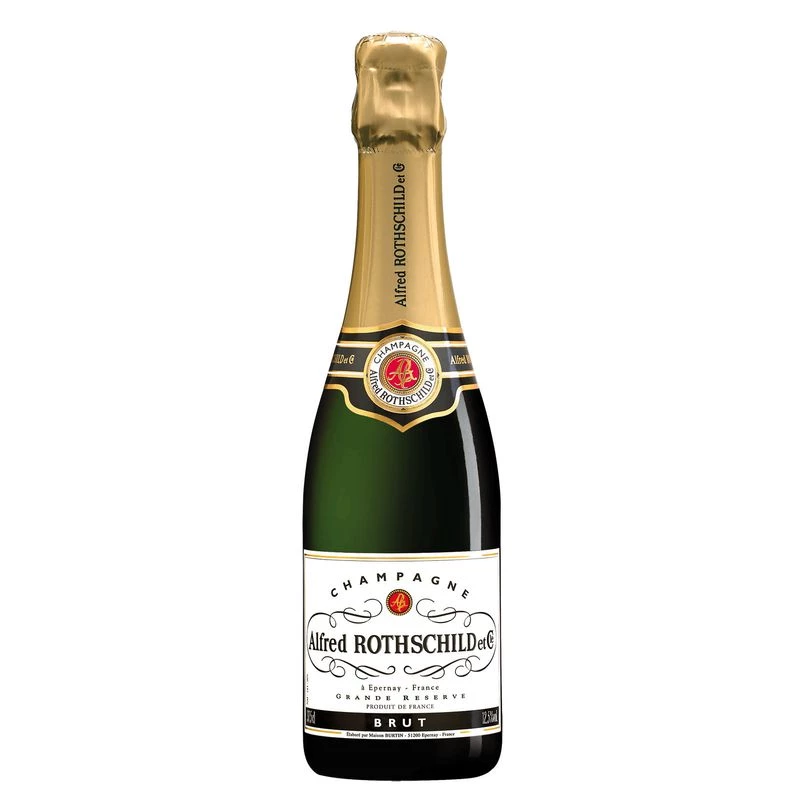 Champagne Grande Réserve Brut, 37,5 cl - ALFRED ROTHSCHILD&CIE