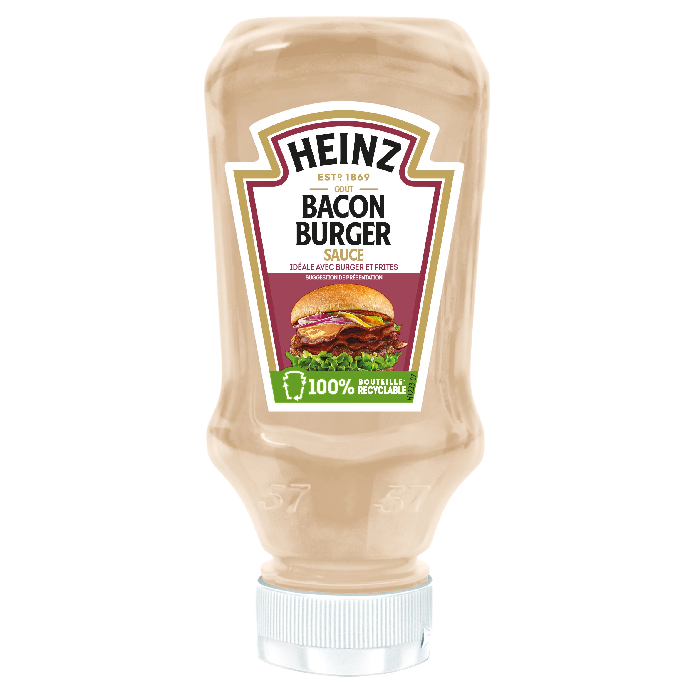 Hamburguesa Con Salsa Y Tocino, 225g - HEINZ