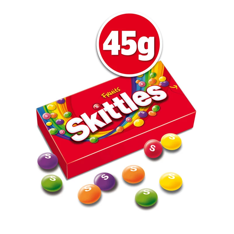 Bonbons Goût Fruits; 45g - SKITTLES