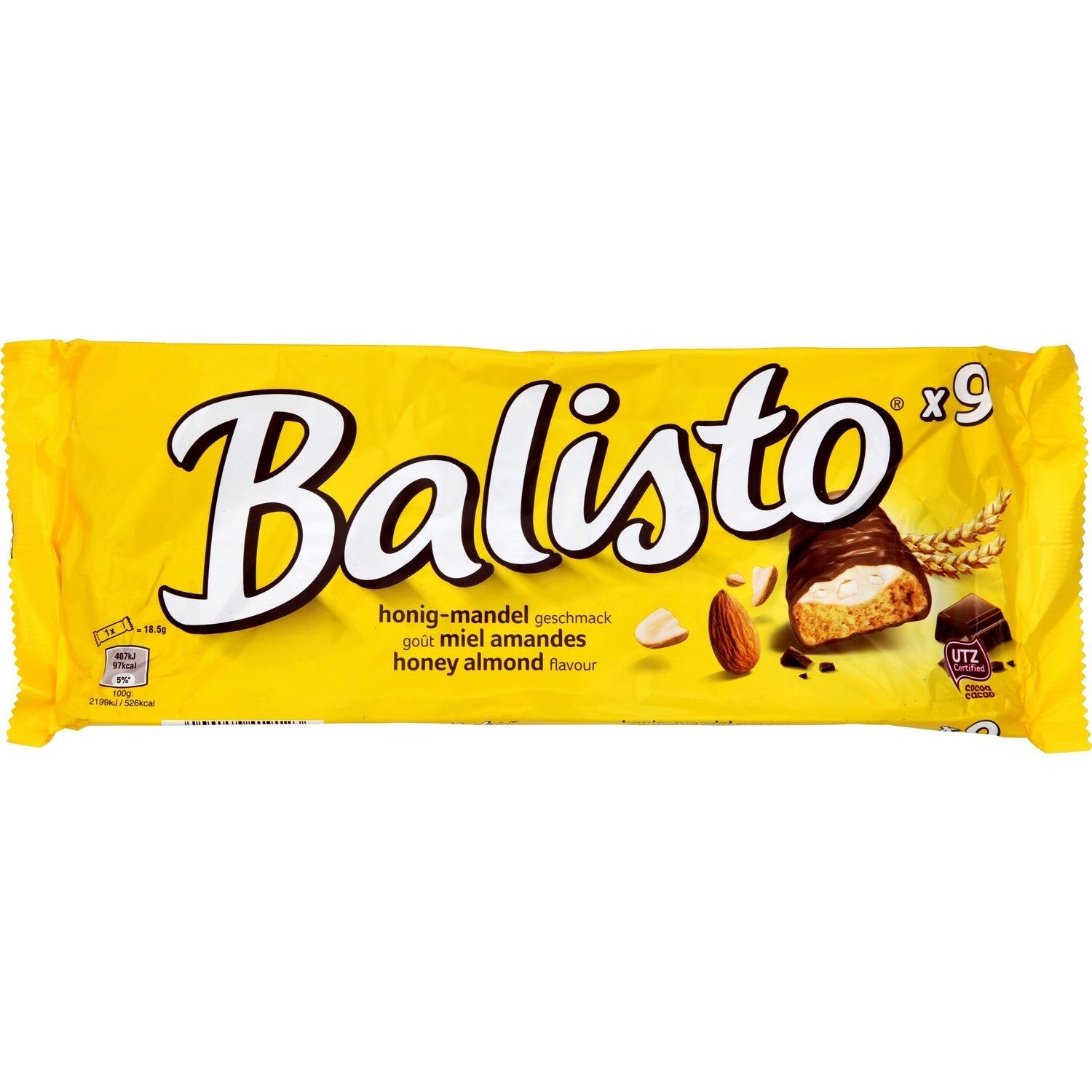 Balisto Honey Almond 9pack 166.5 G - Balisto