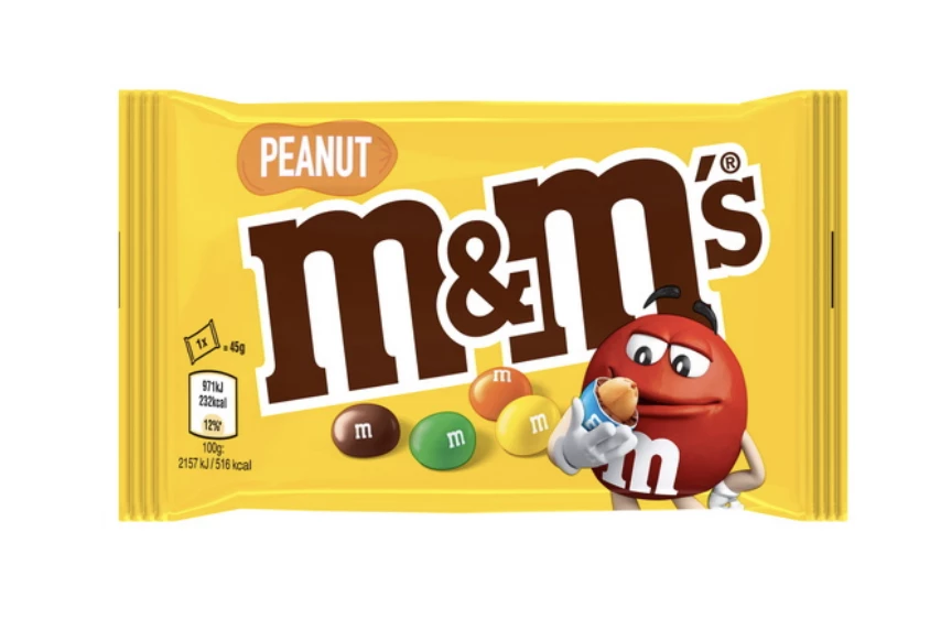 Peanut Choc Ball Box (45gx36) - M&M's