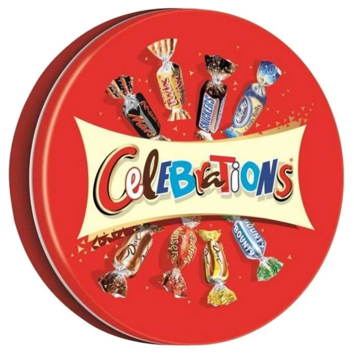 पैपिलोट्स चॉकलेट का कैंडी वर्गीकरण धातु बॉक्स 435 ग्राम - CÉLÉBRATION