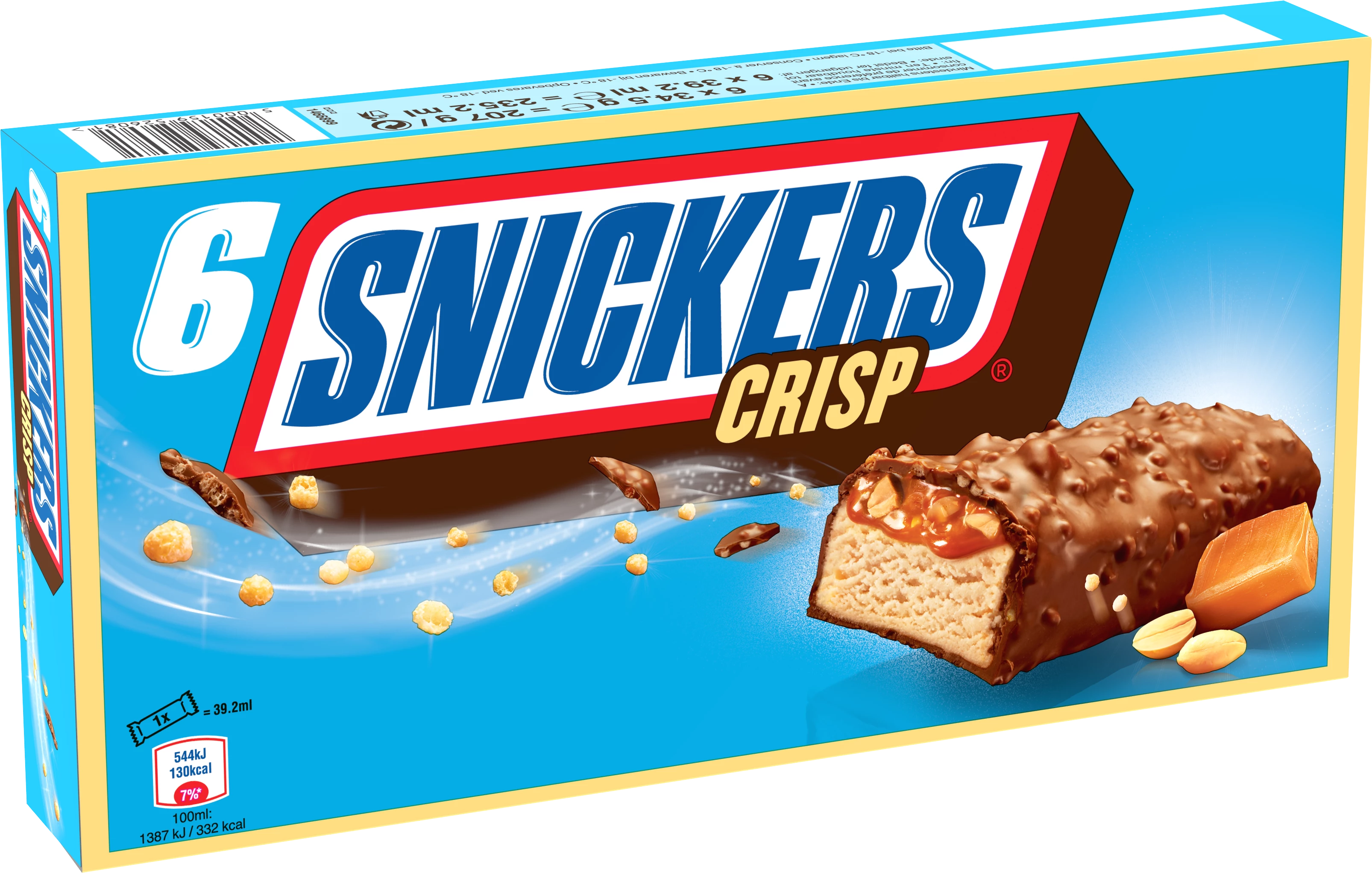 Snickers Crisp X6 207g
