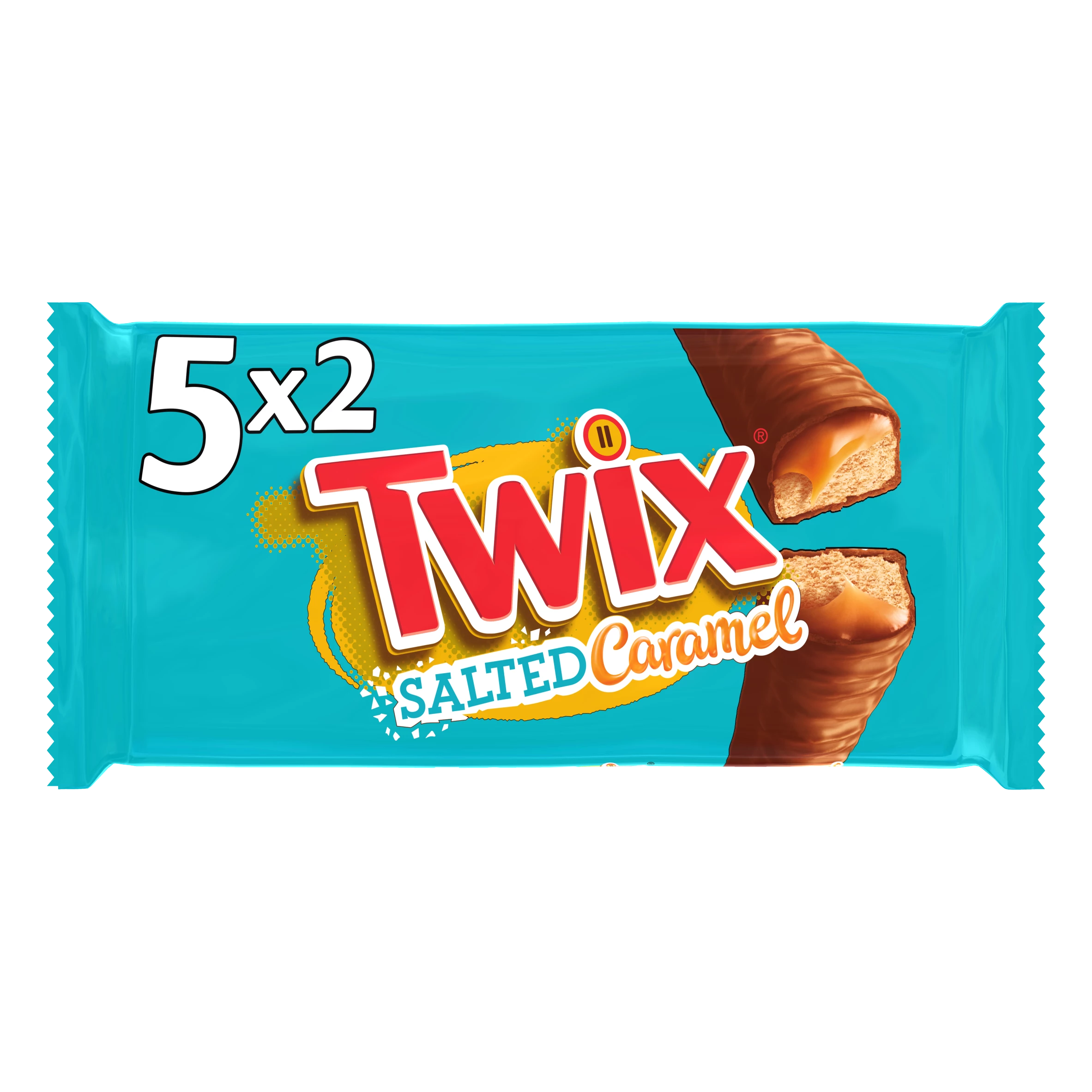 Barres Chocolatées Caramel Salé X5 230g - TWIX