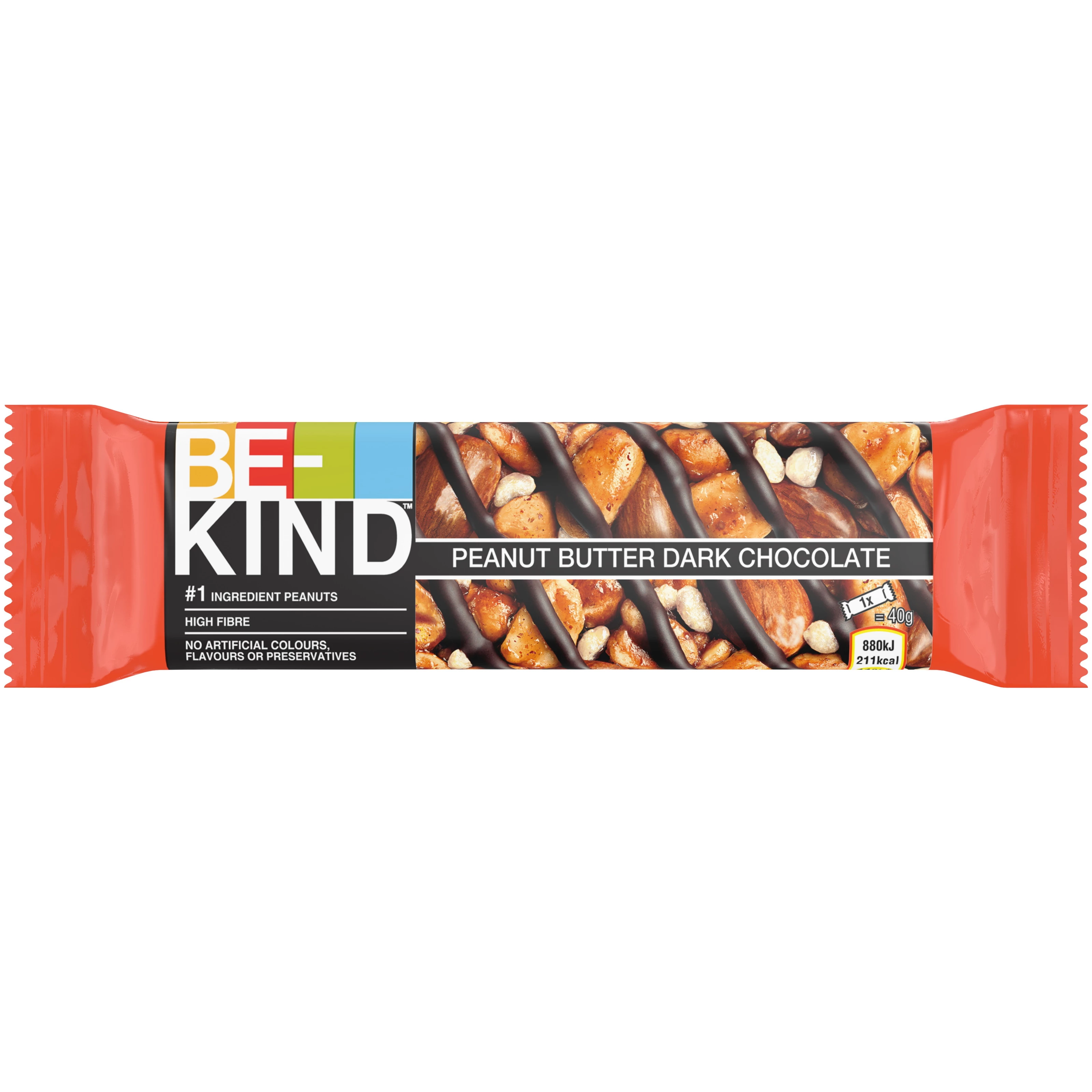 Barra de cereales con mantequilla de maní 40g - BE-KIND