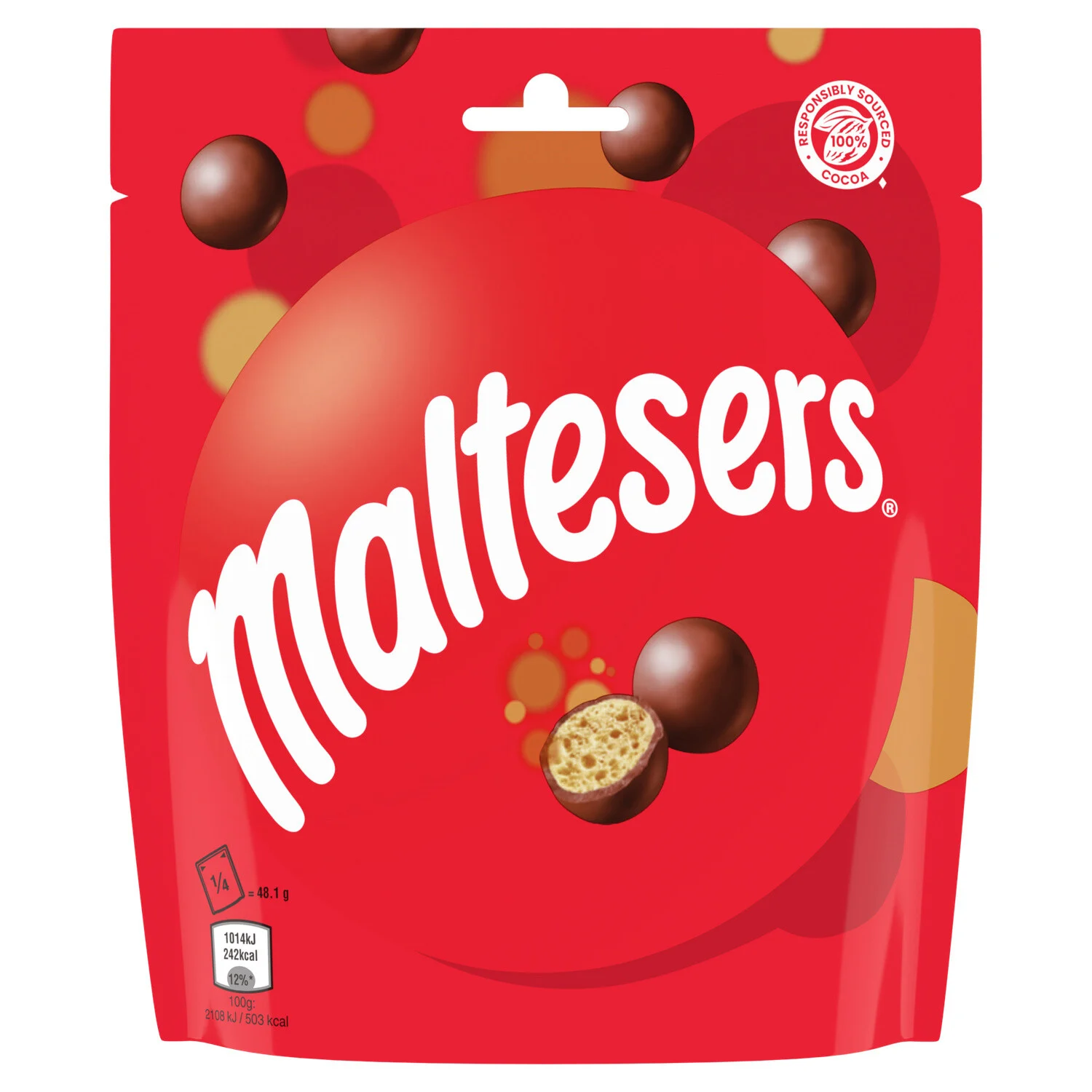 Chocolate Candy Malted Milk Filling 192g - Maltesers