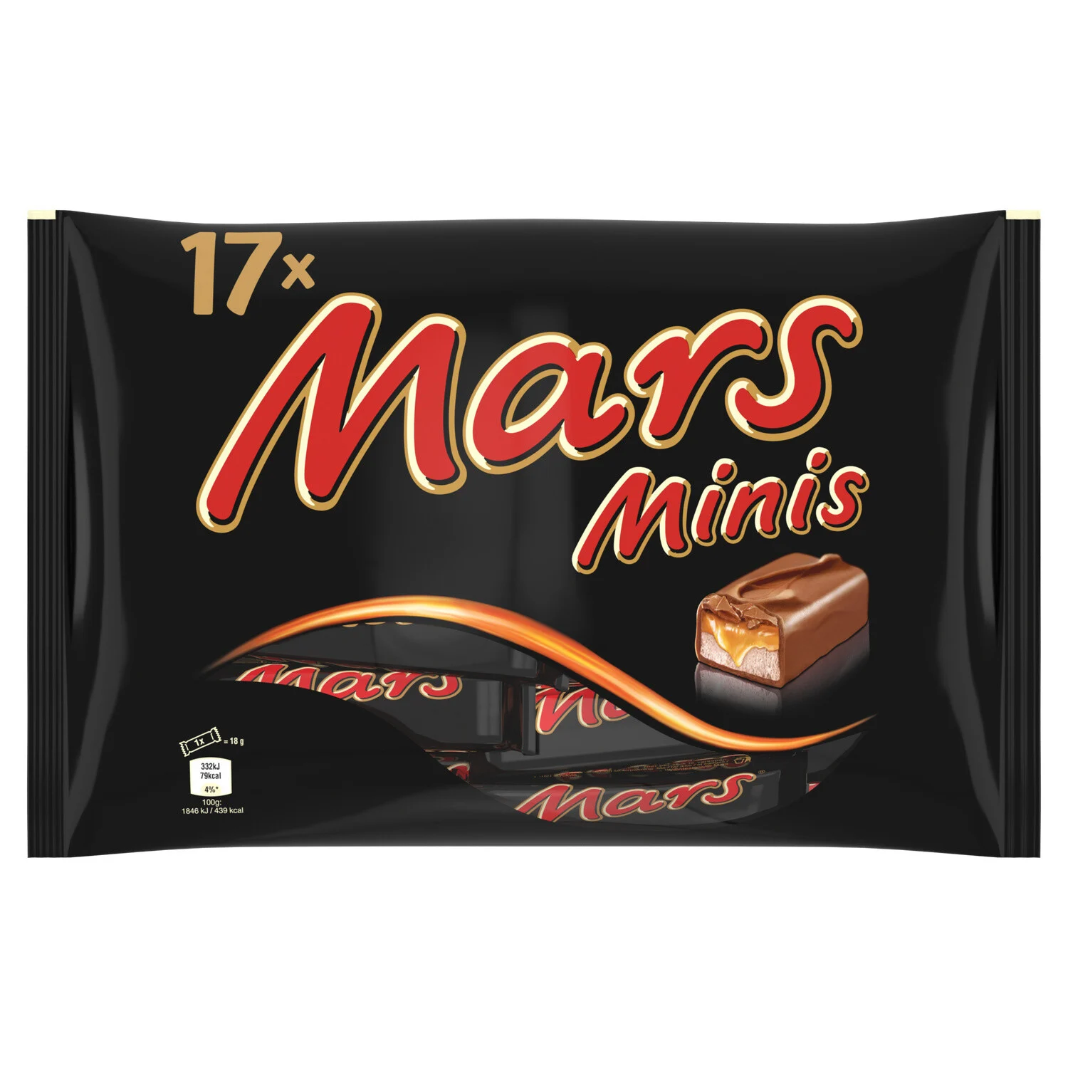 Minis Barres De Chocolat Chocolat & Caramel 333g - Mars